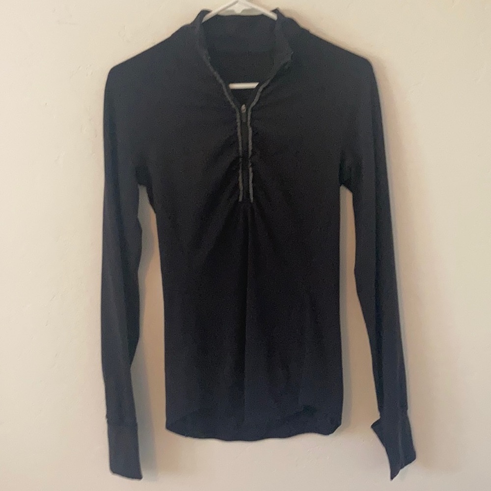 Lululemon athletic shirt. Size 6. All black